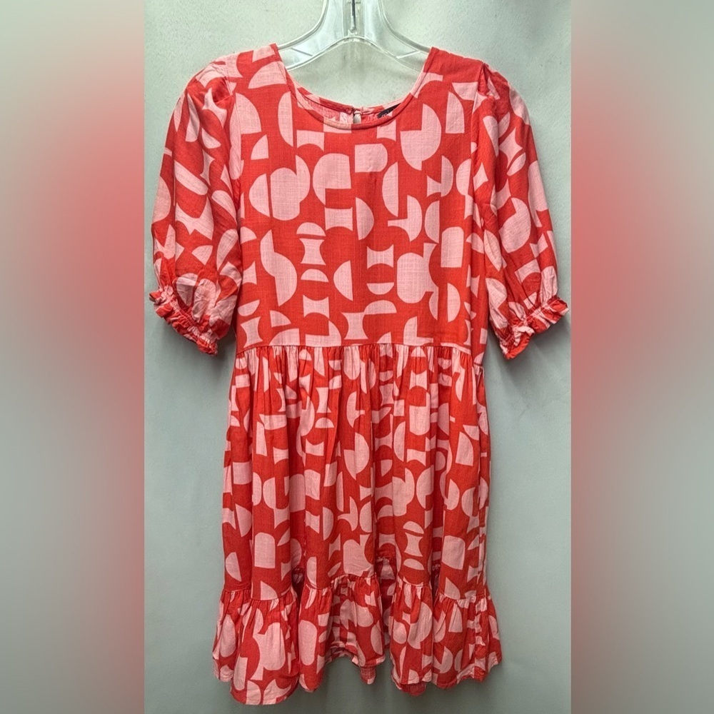 Mister Zimi Linen Blend Red/Pink Dress Size 2